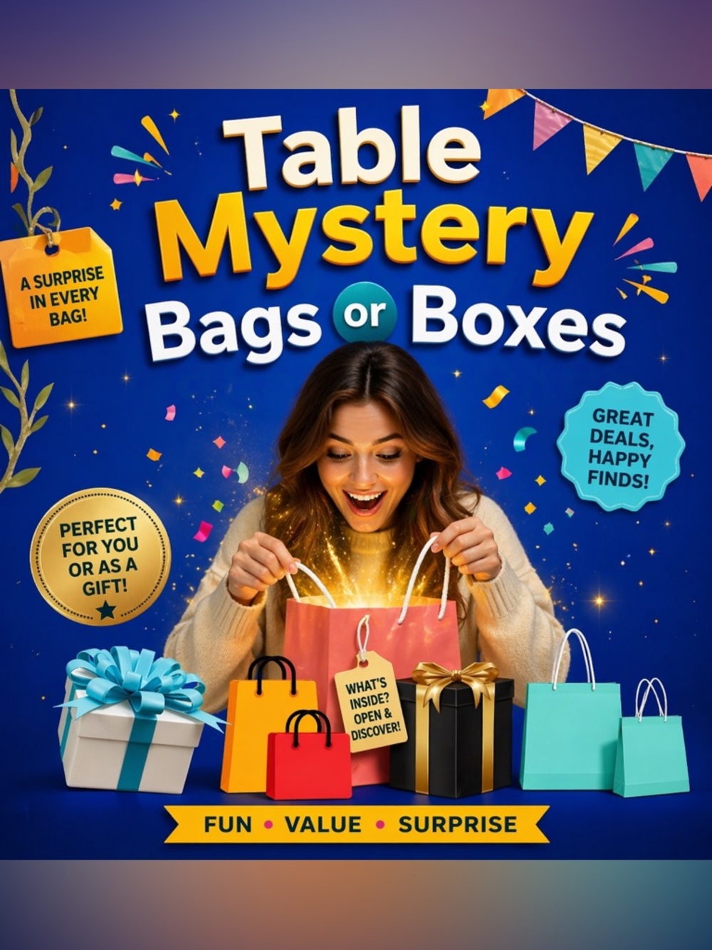 HOST SUPPORT Mystery Bag/Box - May be Bag, Wallet, Jewelry, Care, Home, Other